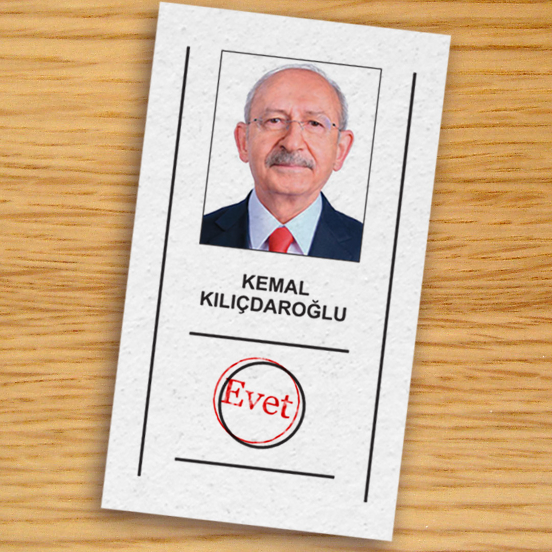 Güçlü Meclis, dürüst Cumhurbaşkanı için,

1 oy #YeşilSolParti’ye 
1 oy #CumhurbaşkanıKılıçdaroğlu’na