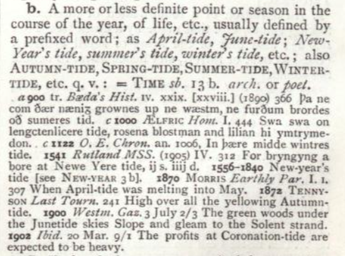 ClerkofOxford's tweet photo. It feels like it's time to revive the word 'Coronation-tide' to describe the season we're currently living through. (A few 19th/20th-century examples below). Might come in useful over the next few days 👑 https://t.co/vgXIf5bCu8