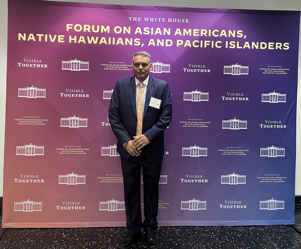 girishthakar's tweet photo. Such a privilege to be invited to the The White House Forum on Asian Americans, Native Hawaiians, and Pacific Islanders. Meeting great leaders and making new friends . https://t.co/TMMwM9KmUD