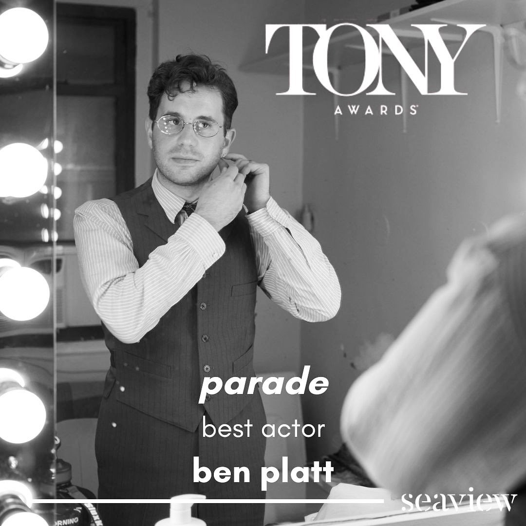 ThisIsSeaview's tweet photo. @paradebway coming in hot with 6 tony nominations. we couldn't be more proud of this company of artists, we'll see you june 11th ✨

@TheTonyAwards https://t.co/YaSlZJ34Tu