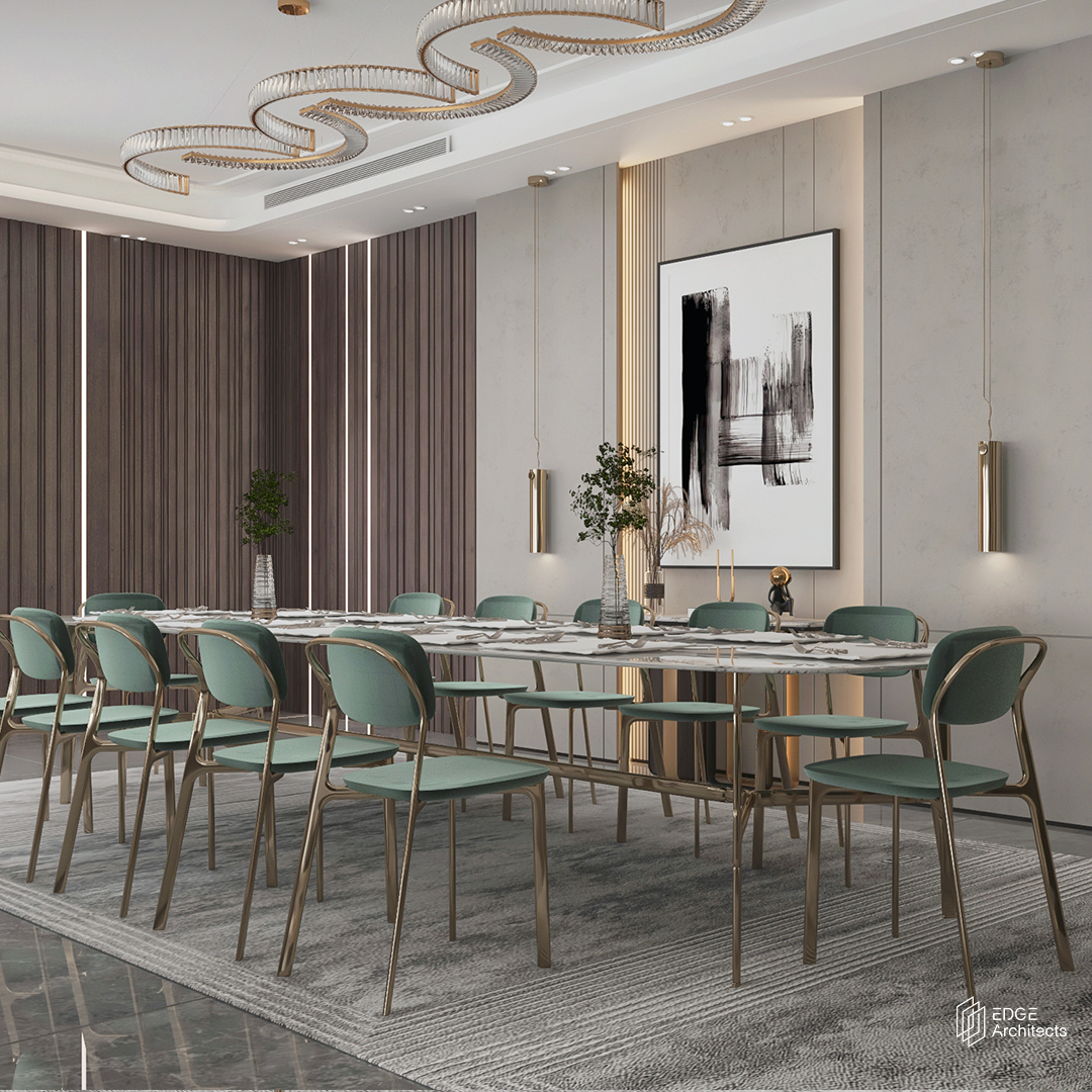 EdgeArchitects_'s tweet photo. The #luxurious gold accents and lush green foliage #create a warm and #invitiNGatmosphere, while the moody grey #walls and natural #woodelements add depth and #texture. #Designed by EDGEARCHITECTS
#diningroom #diningtable #diningroomdecor #design #decor #decorhome #homedecor https://t.co/HwvlagxORi