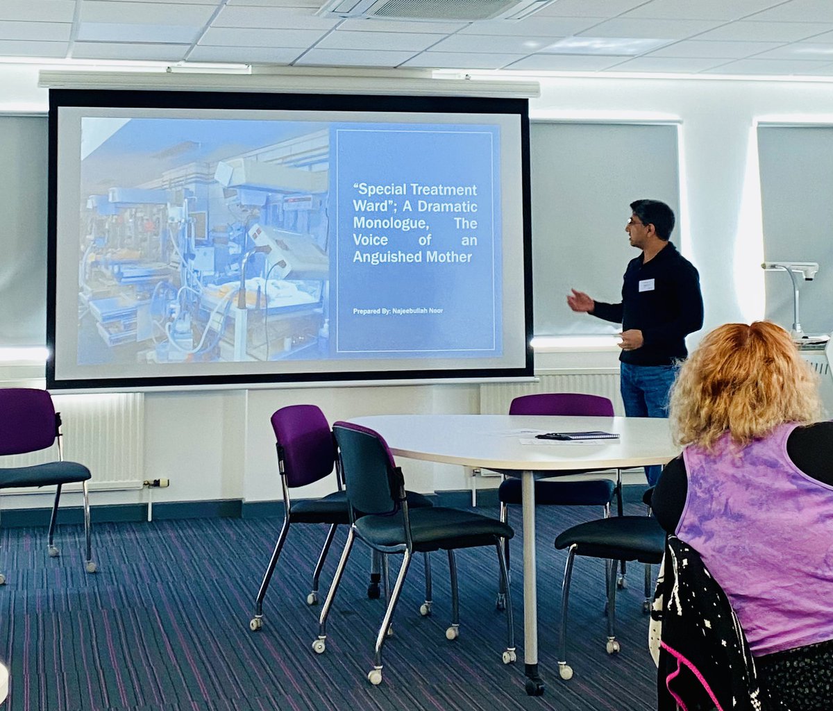 Katy Wareham Morris (@katy_wm) on Twitter photo Our afternoon <a href="/HumanitiesUw/">HumanitiesUW</a> #HumanNature2023 conference panel continues w/ our <a href="/EngLitUoW/">English Literature UoW</a> Masters student, Najeeb. His paper explores #MedHums & relationships between patients & doctors, & writers & audiences Our afternoon <a href="/HumanitiesUw/">HumanitiesUW</a> #HumanNature2023 conference panel continues w/ our <a href="/EngLitUoW/">English Literature UoW</a> Masters student, Najeeb. His paper explores #MedHums & relationships between patients & doctors, & writers & audiences