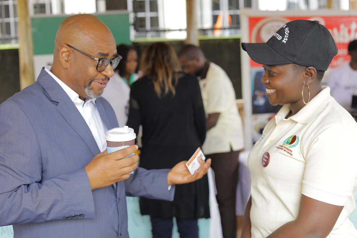 yofchan's tweet photo. #FlexibleVoluntaryContribution mission in 🇺🇬:Today together with our champions @Baristahouseug @GKatabazi @martin_tenywa2 @kalf_rabbitry @karijiraki #JBNAMS  we are exhibiting at @FAOUganda offices, showcasing some of our Champions' work, actions  &amp; technologies. https://t.co/ek2mbQgoKu