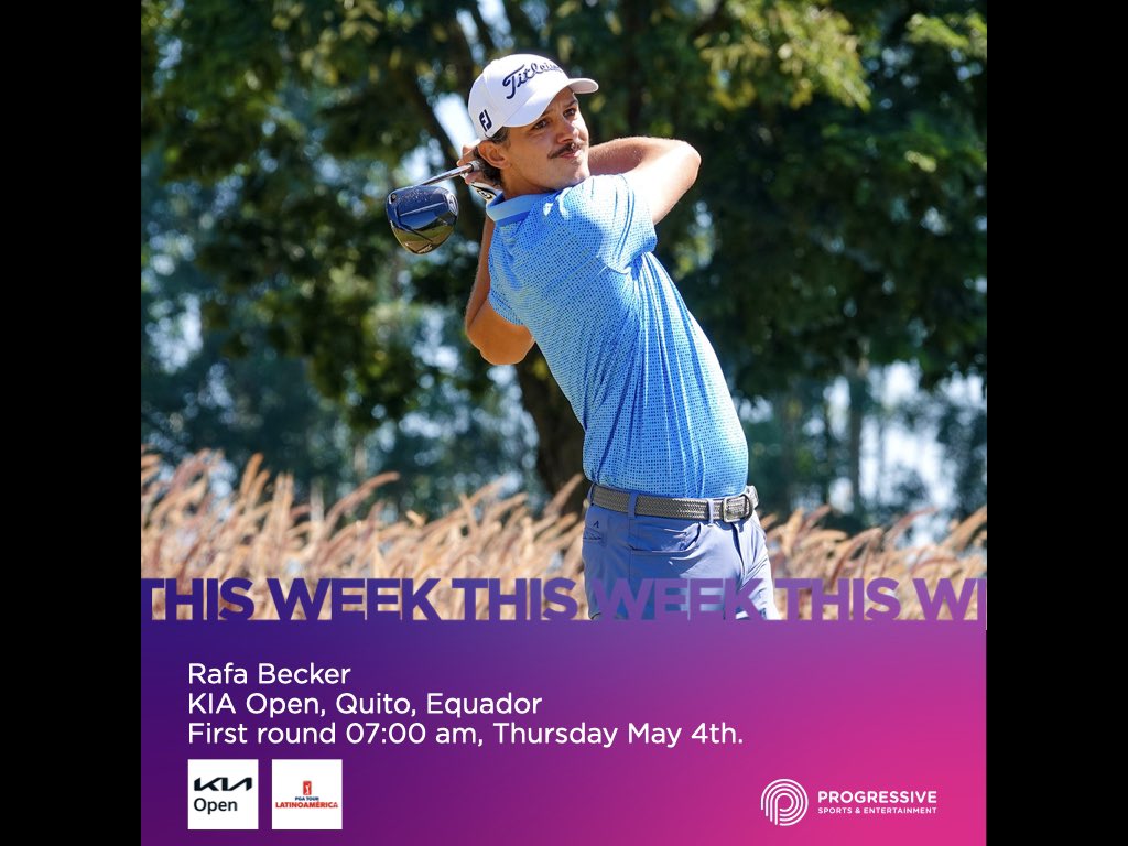 This week: <a href="/TheRafaBecker/">Rafa Becker</a> in the #KiaOpen <a href="/PGATOURLA/">PGA TOUR Americas ESP</a> #letsmakeprogress