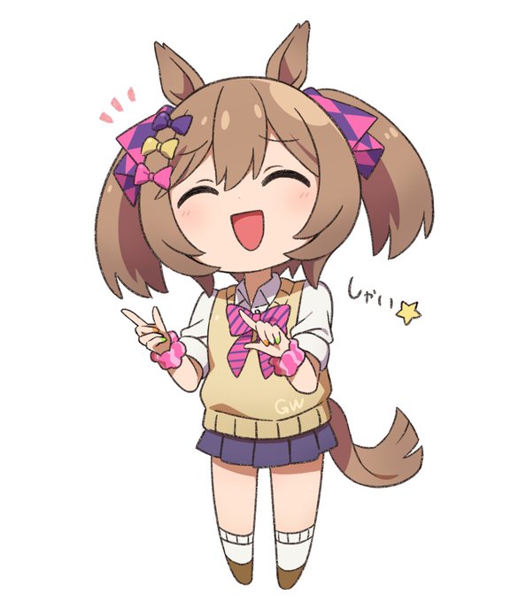 GW(ぎゃるうぃーく) なのでギャルファル子☆ #ウマ娘 #スマートファルコン