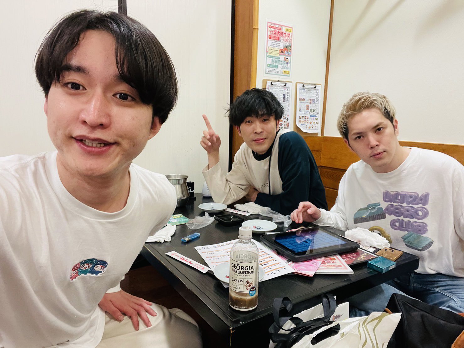 ホワイトブラウン 9番街レトロ なかむらしゅん ネームバッジ - 通販