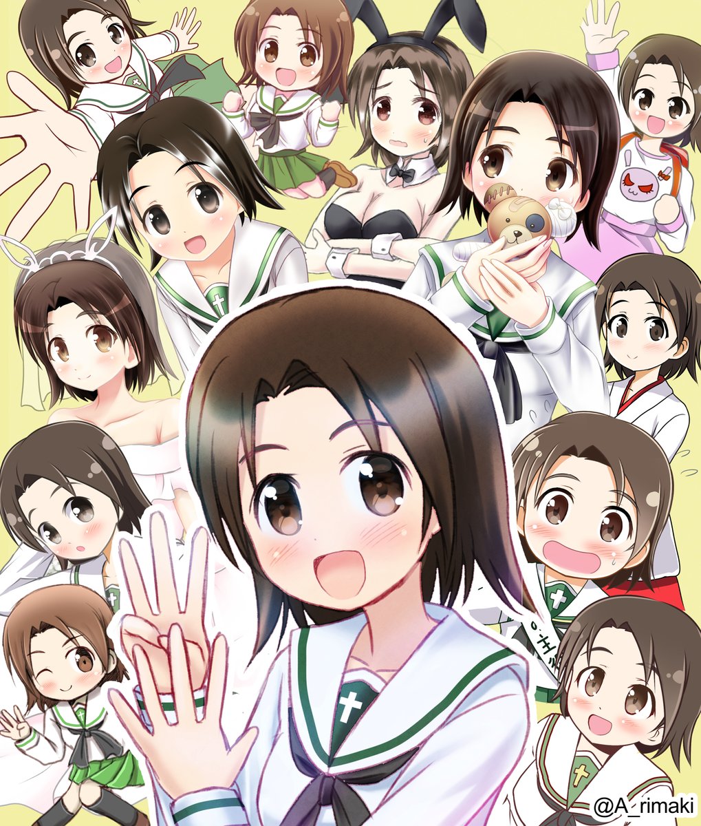 #GWはフォロワーさんが増えるらしい  折角なのでGW中4日連続でジャンルの違うものを再掲しようと思います! 今日はガルパン。 #garupan #ガルパン #再掲したらフォロワーが増えるらしい