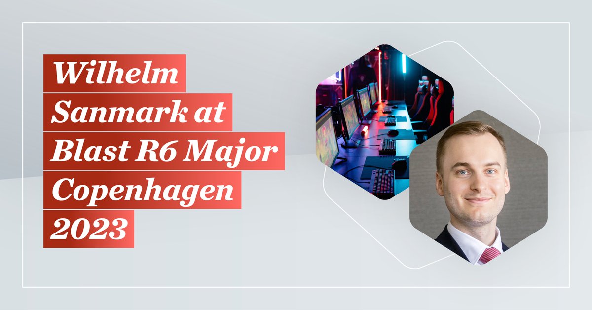 Hannes_Snellman's tweet photo. Wilhelm Sanmark from our IP &amp; Technology Team will be attending Blast R6 Major Copenhagen between 5 and 7 May 2023. To meet Wilhelm during the three-day event, please feel free to contact him directly. https://t.co/ogDlWMWiPS https://t.co/iasq5Q6N4o