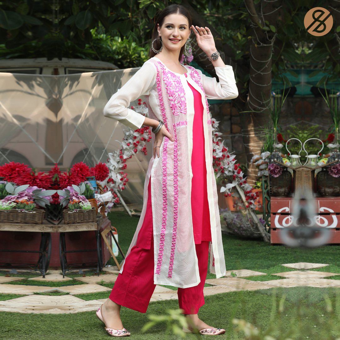 Shadesofaashion's tweet image. Shopping in this style would be more fascinating, so start your shopping at shadesenterprises.com.

#shadesoffaashion #fashion #kurtisets #kurti #traditional #ethnic #indianwear #indianoutfit #trendingkurtis #trendingoutfits #style #newfashion #whitekurti #simple #whiteandpink