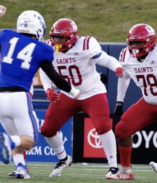 #SaintsSpotlight

👤 Darnell “DJ” Ridley
🎓 Class of 2024
🏈 OL/DL
📏 5’11” | 260 lbs 
🎥 hudl.com/profile/144157…

<a href="/DJRidley52/">Darnell Ridley Jr</a> 

#BeltwayBoyz⚜️