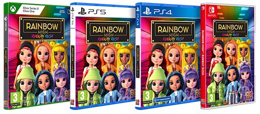 hellaplastic's tweet photo. @nu_royalty The new Rainbow High console videogame! https://t.co/60NWXI8mE5