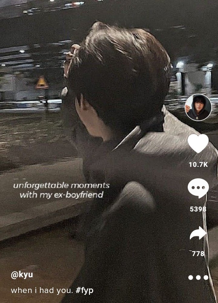 YERARARI's tweet photo. IF THIS WAS A MOVIE,
a #jikyu one-shot au 

kyu was dared to post his unforgettable moments with his ex. https://t.co/jeTx1biyc9
