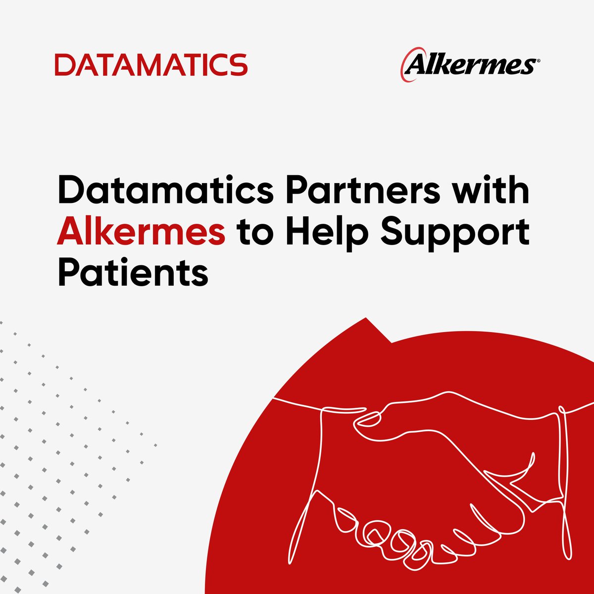 Datamatics's tweet photo. Exciting news! Datamatics is proud to announce our new partnership with Alkermes, as we join forces to provide support for patients in need.

Read our Press Release here for more details: https://t.co/EhOY3hNbi1
#SupportingPatients #ImprovingHealthcare https://t.co/hQdsvWmUqo