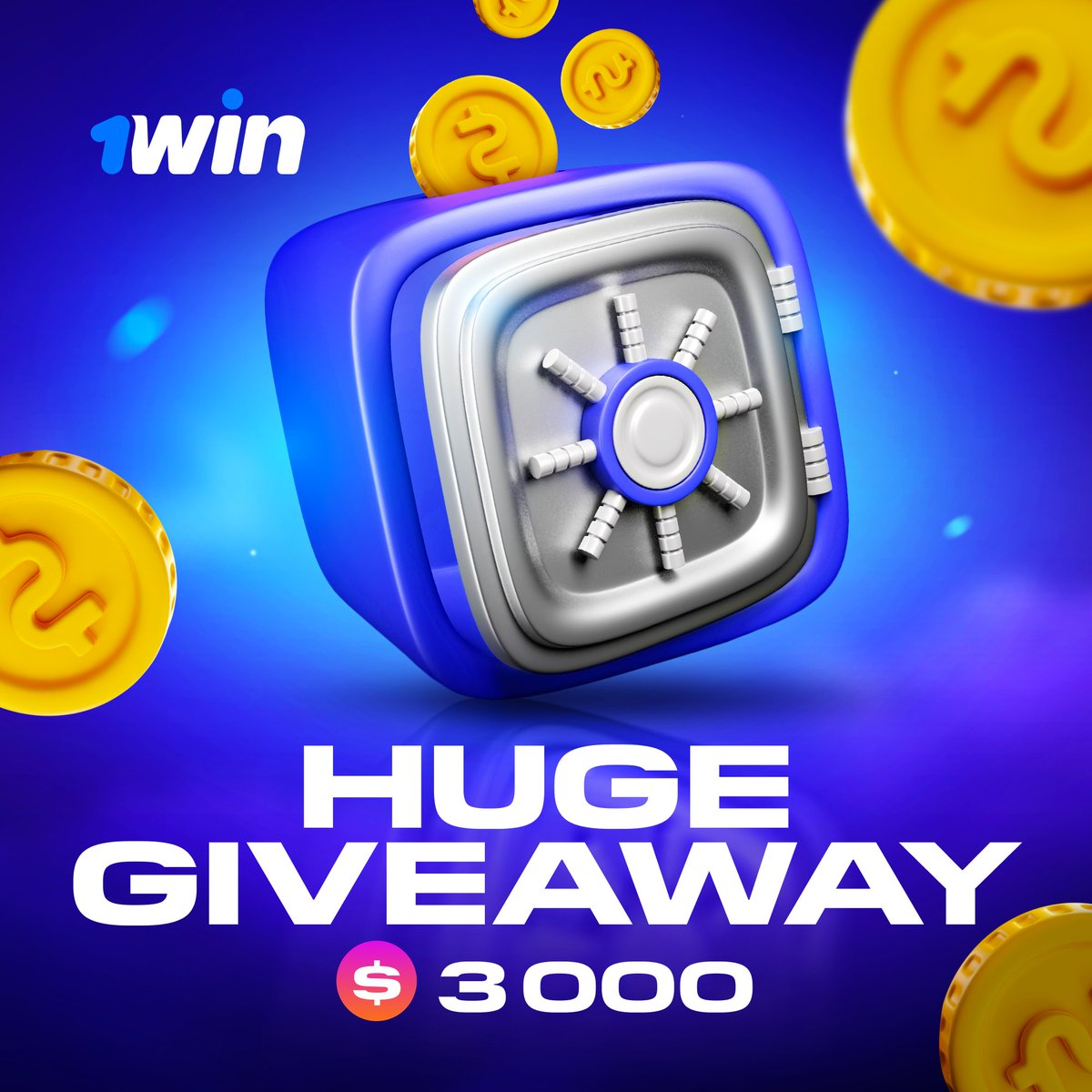 1winPro's tweet image. 💸$3.000 GIVEAWAY💸

✅Rules:  

1. Follow @1winPro
2. Like and RT the post
3. Tag 3 friends 
4. Register on @1winPro and leave your 1win ID in comments👇

2️⃣0️⃣0️⃣ WINNERS 
🗓Results: May 8-9

🔗cutt.ly/a7TfbtD | #1win | #Giveaways | #Giveaway