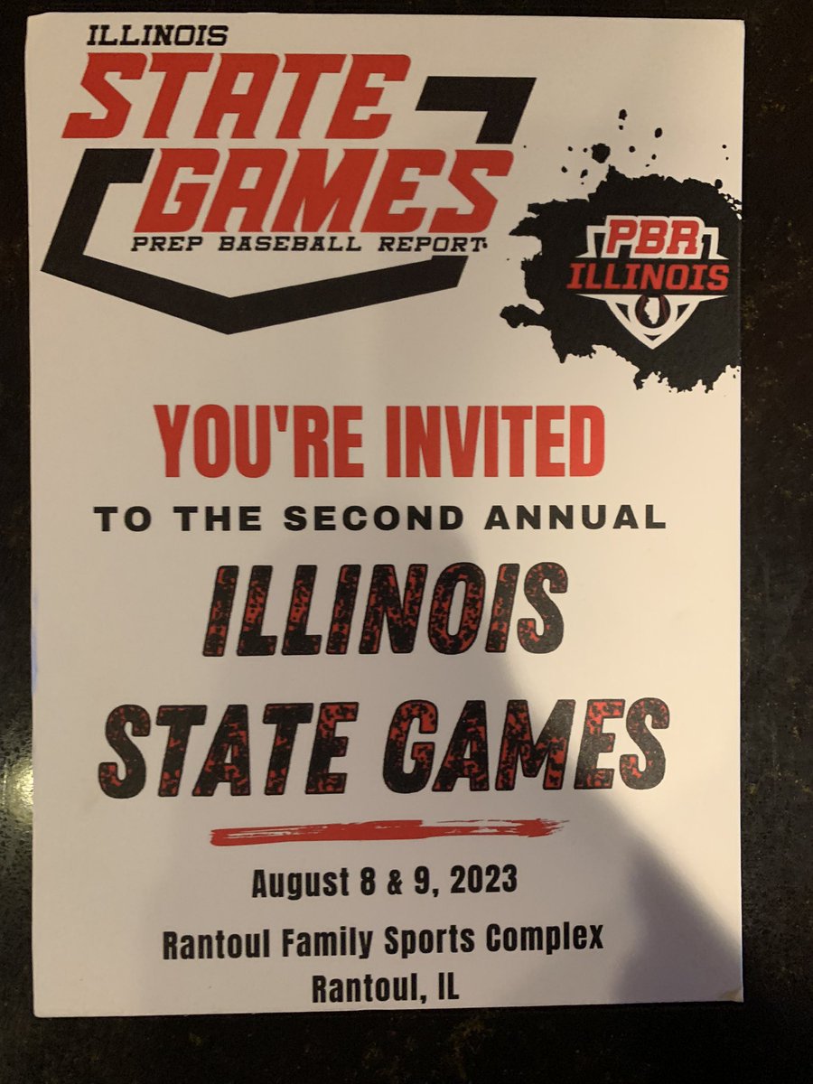 Thank you <a href="/PBRIllinois/">PBR Illinois</a> for the invite to the Illinois State Games. Looking forward to it. <a href="/Baseball_RBHS/">Riverside Brookfield Baseball</a> <a href="/HoundsAnderson/">Hounds Coach Anderson</a> <a href="/houndsplayball/">Hounds Baseball</a> <a href="/TopPreps/">247 College Sports News Recruiting Top Preps on X</a>
