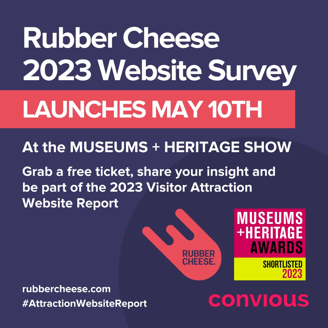 Keep your eyes on your inbox if you took part in last years #AttractionWebsiteReport 👀

The 2023 survey launches on May 10th as part of the @MandHShow celebrations! Come visit our fabulous sponsor @convious on stand K10 to find out more about it.