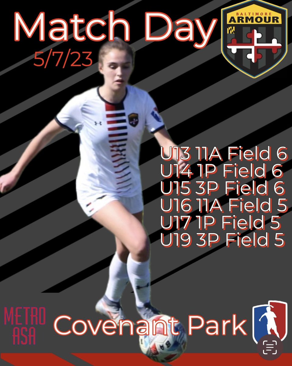 baga_hs2029's tweet photo. ⚽️Home Game Match-Up! This weekend Baltimore Armour GA will be hosting @metro_asa at Covenant Park! Make sure you come out, and support your favorite GA team! 
❤️Featured is 04/05 Abby Eldridge @bmorearmour @GAcademyLeague @BaltNGSoccer @ImYouthSoccer @SoccerMomInt @PrepSoccer https://t.co/LYsc917yIW