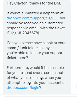 cpking99's tweet photo. @DropboxSupport So, what exactly do I have to do to get a response from someone at @Dropbox? This is an EPIC fail - and you're complicit. https://t.co/ol3ic6K4Ev