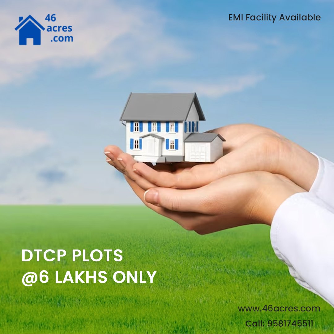 DTCP PLOTS @ 6 LAKHS ONLY.
.
.
For more information
46acres.com call:9581745511
#flatsforsale #luxuriousapartments #apartments #farmlands #openplotsforsale #flats #2bhkflats #modernapartments #VillasForSale #modernflats #modernhomes #luxurioushomes #flatsinhyderabad