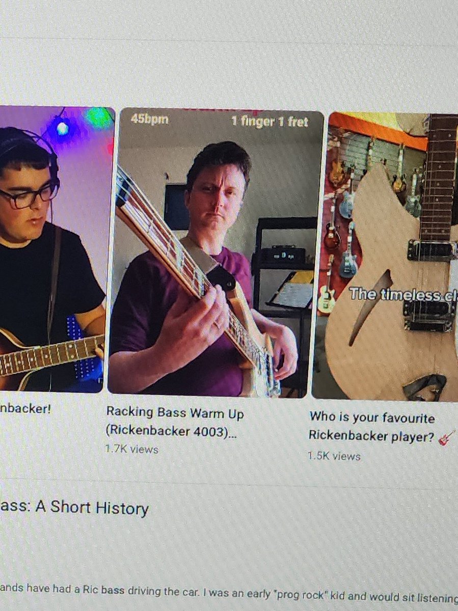 EngBassTokyo's tweet photo. My first ever tweet, my first ever YouTube video! #rickenbacker #rickenbacker4003 #bass #warmup #1finger1fret https://t.co/Sak5n27uhq