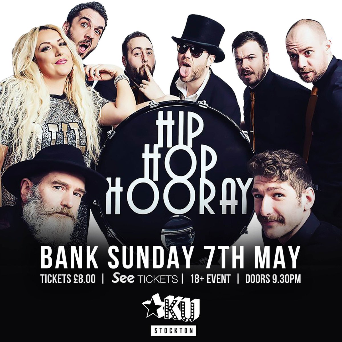 This Sunday <a href="/HipHopHoorayUk/">Hip Hop Hooray</a> make a massive return to KU for a bank holiday weekend special! A truly unique 8 piece act specializing in Hip Hop bangers Including Snoop Dogg, Outkast, Jay-Z, Eminem, RUN DMC, Kanye West, Notorious B.I.G. and many more 🙌

🎫 bit.ly/44qxIUY