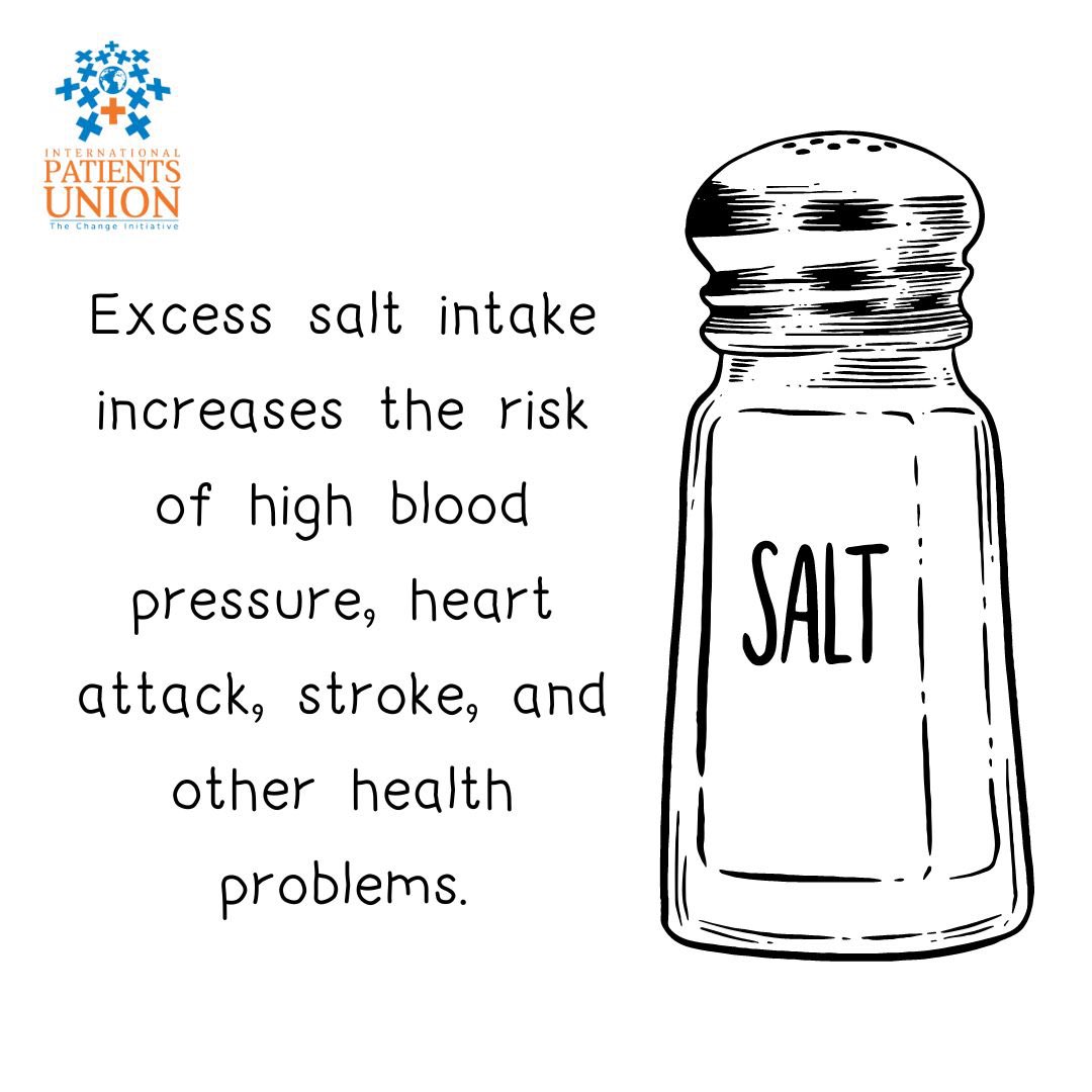 Let’s consciously cut down our salt intake to reduce the risk of non-communicable diseases! 

Source - World Health Organization 

#health #healthcare #noncommunicablediseases #saltintake #highbp #heartattack #stroke 

@RajendraGupta