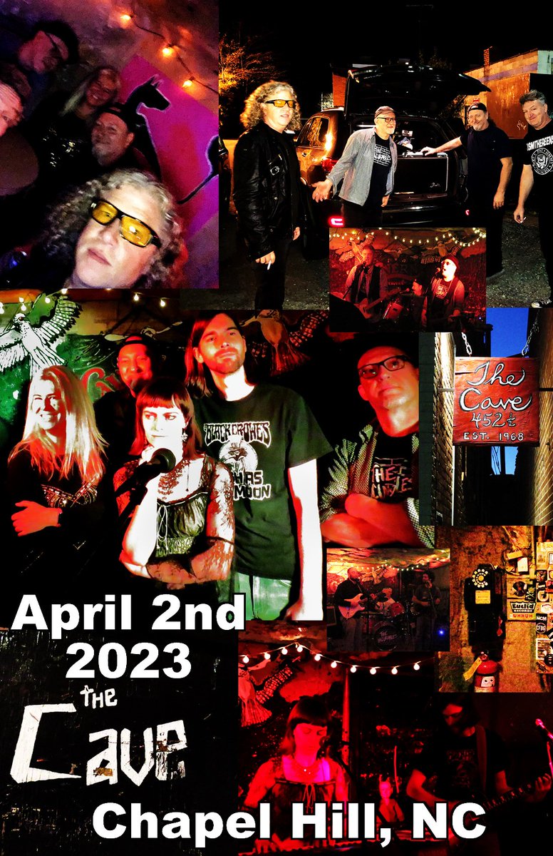 HollyOlsenMusic's tweet photo. #HollyandtheByrd Great time on #tour w/ @TheIncurablesMI and #ShadownintheMoon and #TheBullDirtys...Thanks to @TheCaveNC #TheCave  #ChapelHill #NorthCarolina #UNC #PunkrocknRoll #RocknRoll #Show #RockBand #Concert #Livemusic @ThatStation @WKNC881
@wxycrequests #SpringbreakTour https://t.co/NidHUGQfaU