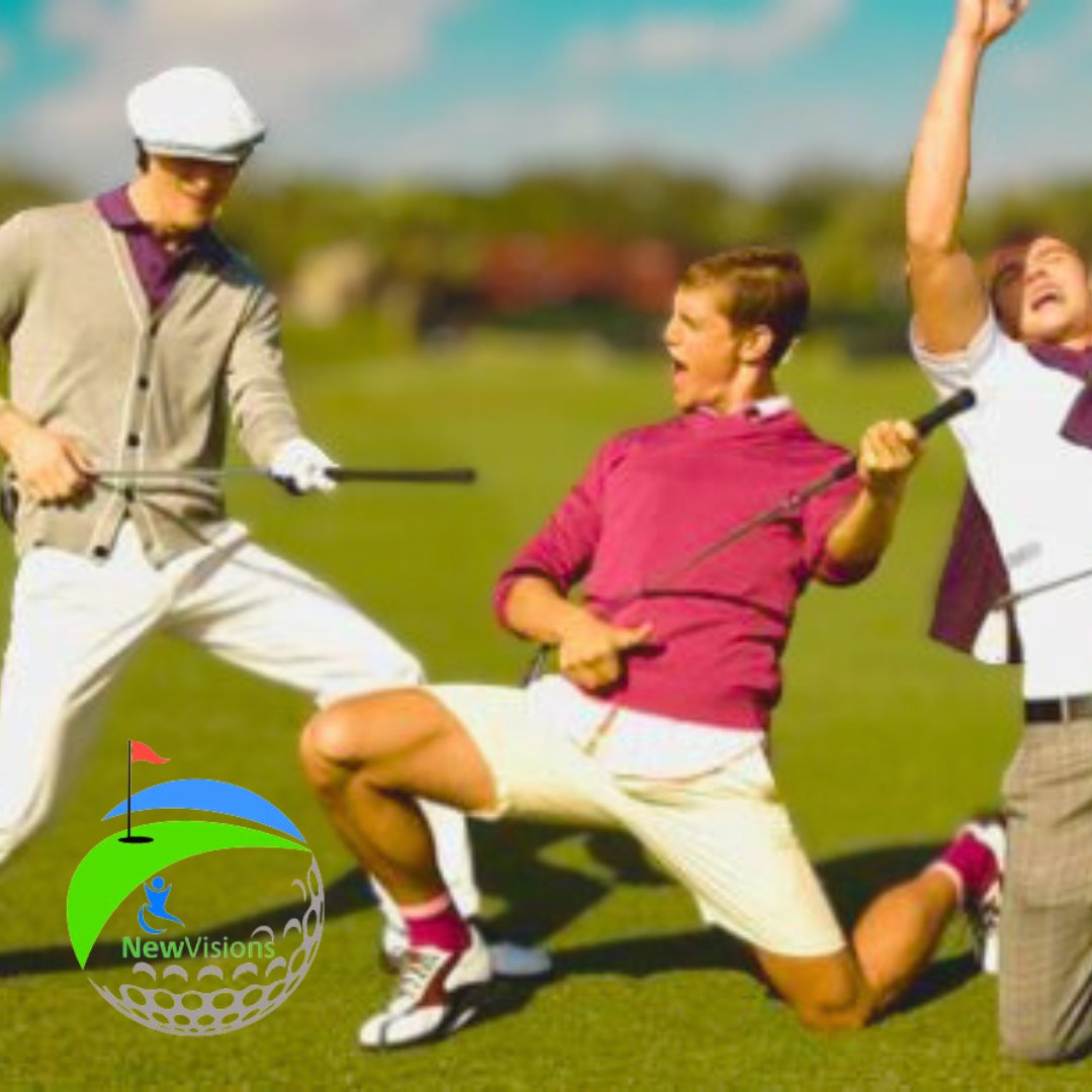 WHY ARE THESE GOLFERS SO EXCITED? THEY just heard about our EARLY BIRD SPECIAL for the New Visions Charity Golf Tournament!
Register by May 31st and save big!  
 visit newvisionstoronto.ca for more information!
#CharityGolf #golfsponsorship #inclusion #golfer #golf