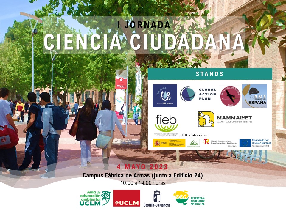 Mañana participamos en la Jornada de #CienciaCiudadana que organiza la Universidad de Castilla-La Mancha. ¡Acércate a los stands! ¡Te esperan!

04-05-2023
10:00 - 14:00
Frente a Edificio 24 del Campus Fábrica de Armas de Toledo

#UniversidaddeCastillaLaMancha #jornadas