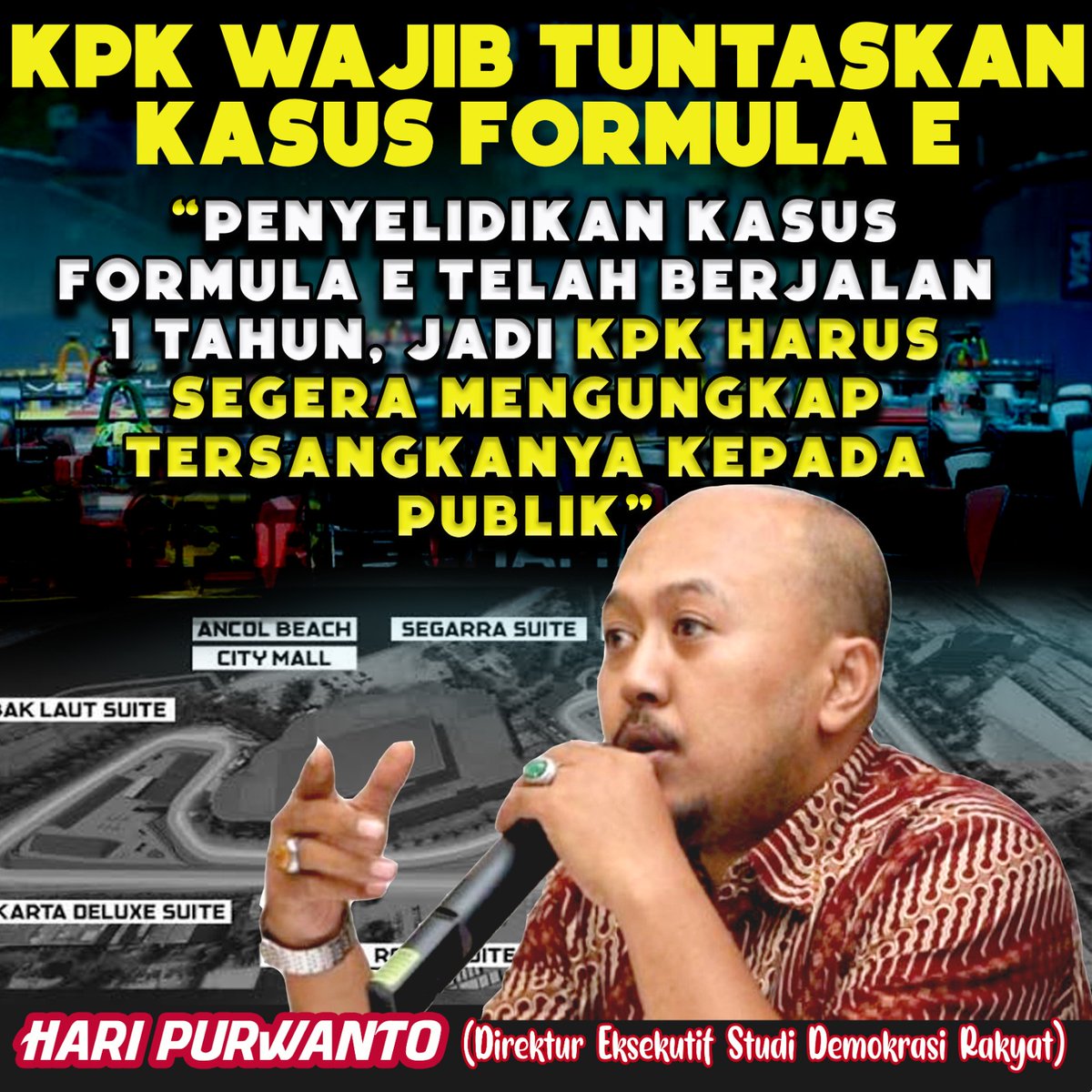 KPK wajib tuntaskan kasus Formula E! #UsutKasusFormulaE