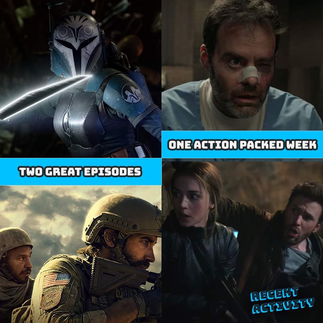TWO NEW EPISODES!
- Mando Finale + Barry’s Hot Start!
- Action Movie Review Bonanza feat. Guy Ritchie Double Feature, Renfield, Ghosted, &amp; Dungeons &amp; Dragons: Honor Among Thieves!
————————————
🎧 recent-activity.captivate.fm/listen