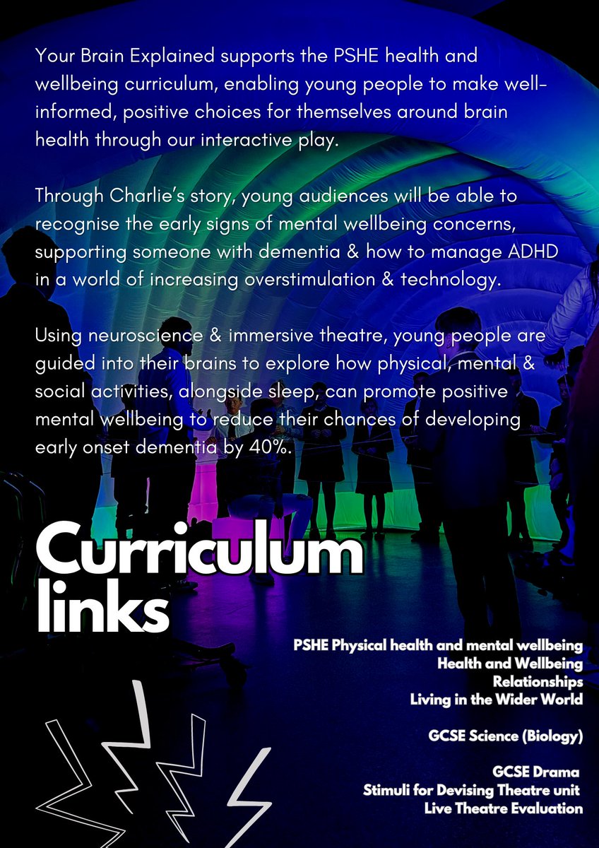 theatre_life2's tweet photo. We cannot wait to complete our workshop programme for #YourBrainExplained with Admiral Lord Nelson School @MountbattenSch during the Summer term!
We are taking reservations to book our FREE performance tour for the Autumn term now!
👇👇👇
https://t.co/icylQ3pJJD
@AlzResearchUK https://t.co/Ar6ZeGNjrc