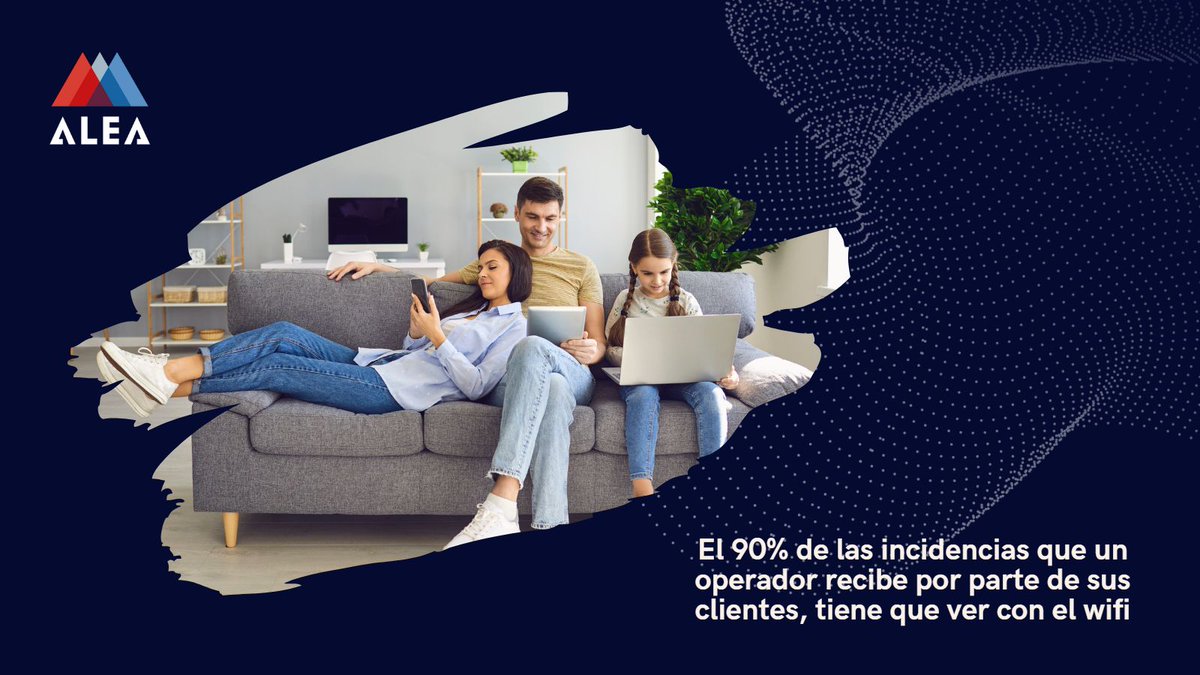 AleaSolucionesS's tweet photo. Si el mayor porcentaje de incidencias que recibe el #operador por parte del cliente procede del #wifi, igual ha llegado la hora de hacer algo, ¿no crees?
En @AleaSoluciones ya estamos con ello.
#AleaNetworking #GestiónWifi #RedDoméstica #SoluciónCloudParaRedDoméstica https://t.co/x4VQhrKsJp