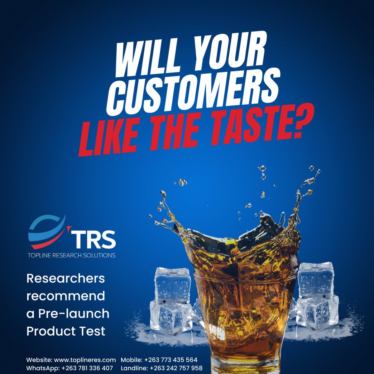 ToplineZimbabwe's tweet photo. Curious about whether your target market will appreciate your new product? We recommend a Pre-launch Product Test that will test out the product with potential clients, to identify any changes the product may need before the official launch.

#marketresearch #researchinsights https://t.co/zM9XiVjzda