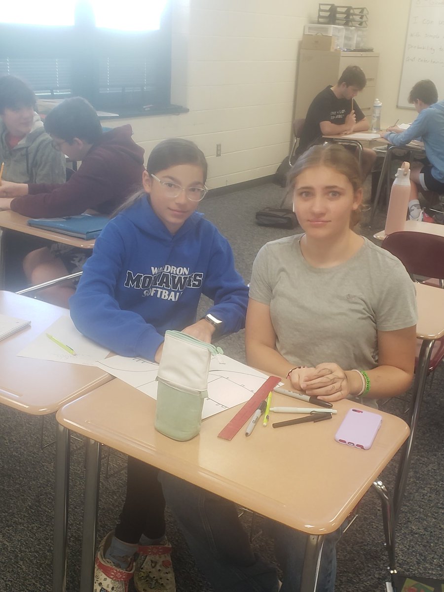 MathMohawks's tweet image. 8th grade students creating a fun and entertaining board game! Excited to see how creative they get! Who know maybe can patent and make money! @WaldronHigh @toddhitchcock1