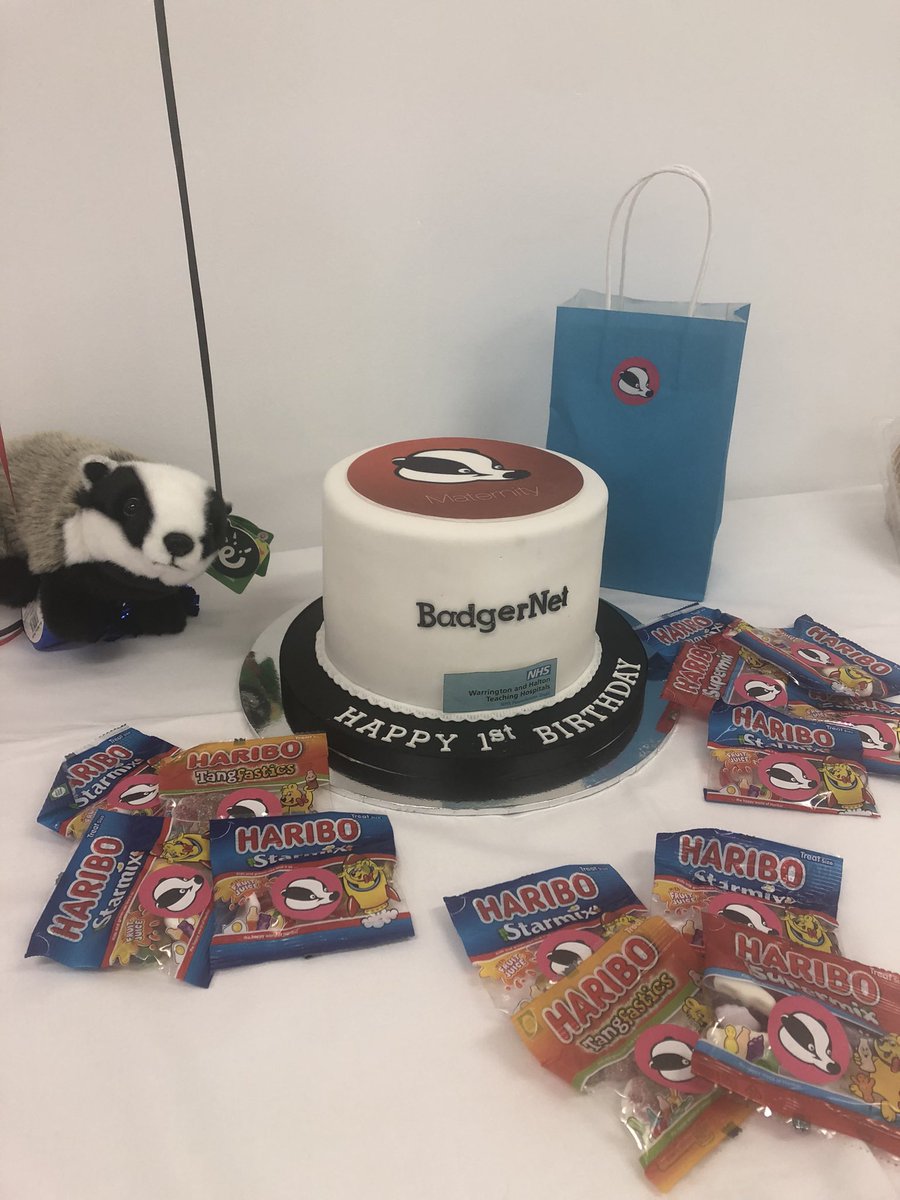 Kerrylj99's tweet photo. What an exciting year it has been! Lots more to come! Happy 1st BadgerNet birthday WHH. Celebrating with cake, goodies and a fabulous team! @WHH @WHHDigital @BadgerNetUK @myobstetrician @JulesGudgeon https://t.co/Ns2IgTRMOt