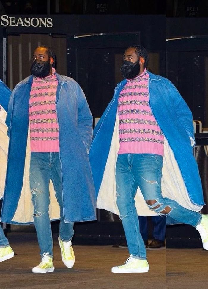 tbtilinfinity's tweet photo. The color pink and hardwork just goes together so well. @JHarden13 let’s see you in the TB Pink Unforgettable Hoodie, we bet you’ll drop another 4️⃣5️⃣… #tbtilinfinity #blackbusinessisback https://t.co/voEJNLNjk5