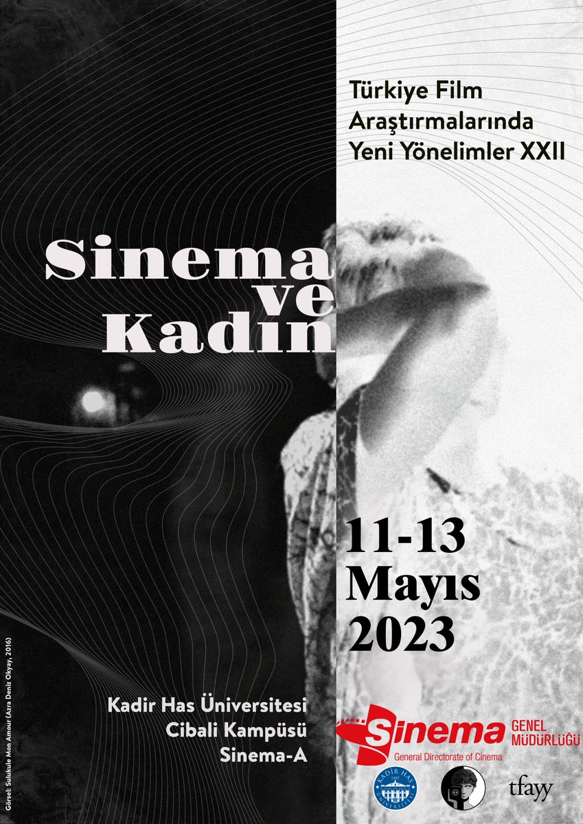 "Sinema ve Kadın" başlığı ile 11-13 Mayıs tarihlerinde Kadir Has Üniversitesi'nde yapılacak olan 22. Türkiye Film Araştırmalarında Yeni Yönelimler Konferansı'nın programına ve kitapçığa aşağıdaki link üzerinden erişebilirsiniz. Çok yakında görüşmek üzere🌼
khas.edu.tr/wp-content/upl…