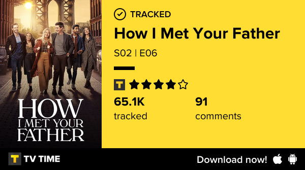I've just watched episode S02 | E06 of How I Met Your Father! tvtime.com/r/2NJzt #tvtime