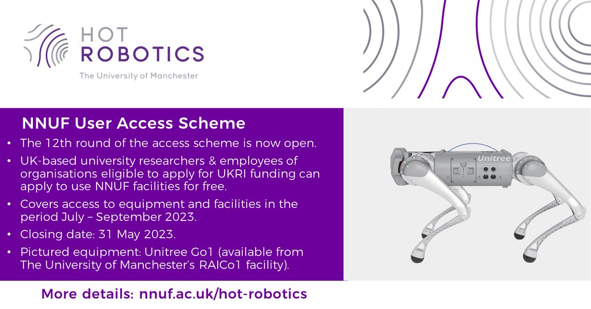 The @NNUF_UK User Access Scheme is now open for applications. UK-based university researchers can apply to use #NNUF_UK facilities for free. More details: nnuf.ac.uk/calls-access