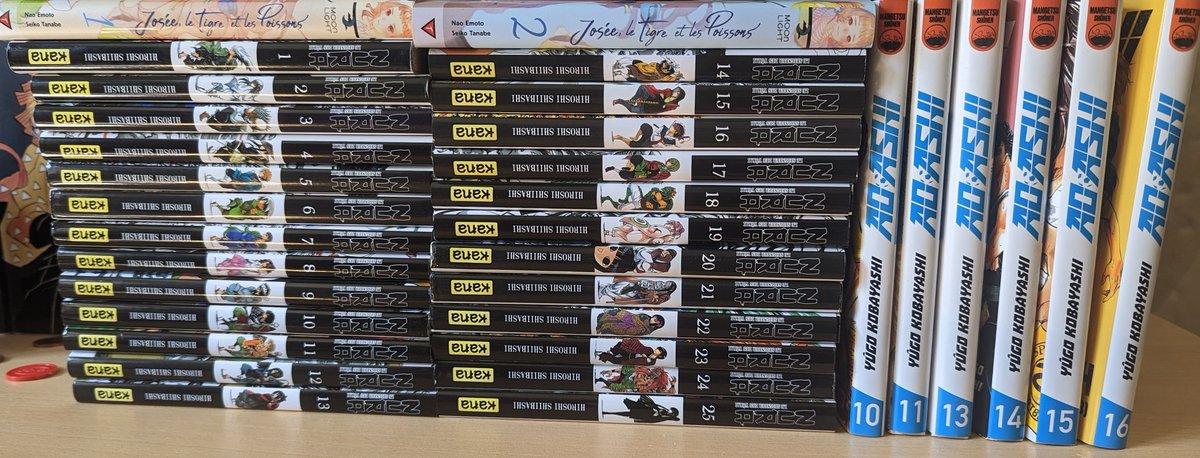NonoThePooh's tweet photo. Achats du mois ! 📖🇯🇵
- "Nura - Le Seigneur des Yôkai" l'intégral en 25 tomes chez @EditionsKana 
- "Josée, le Tigre et les Poissons" l'intégral en 2 tomes chez @DelcourtTonkam
- "Ao Ashi" les tomes 10, 11, 13, 14, 15 &amp; 16 chez @MangetsuFR

Voilà ! https://t.co/f5aAnq7WQi