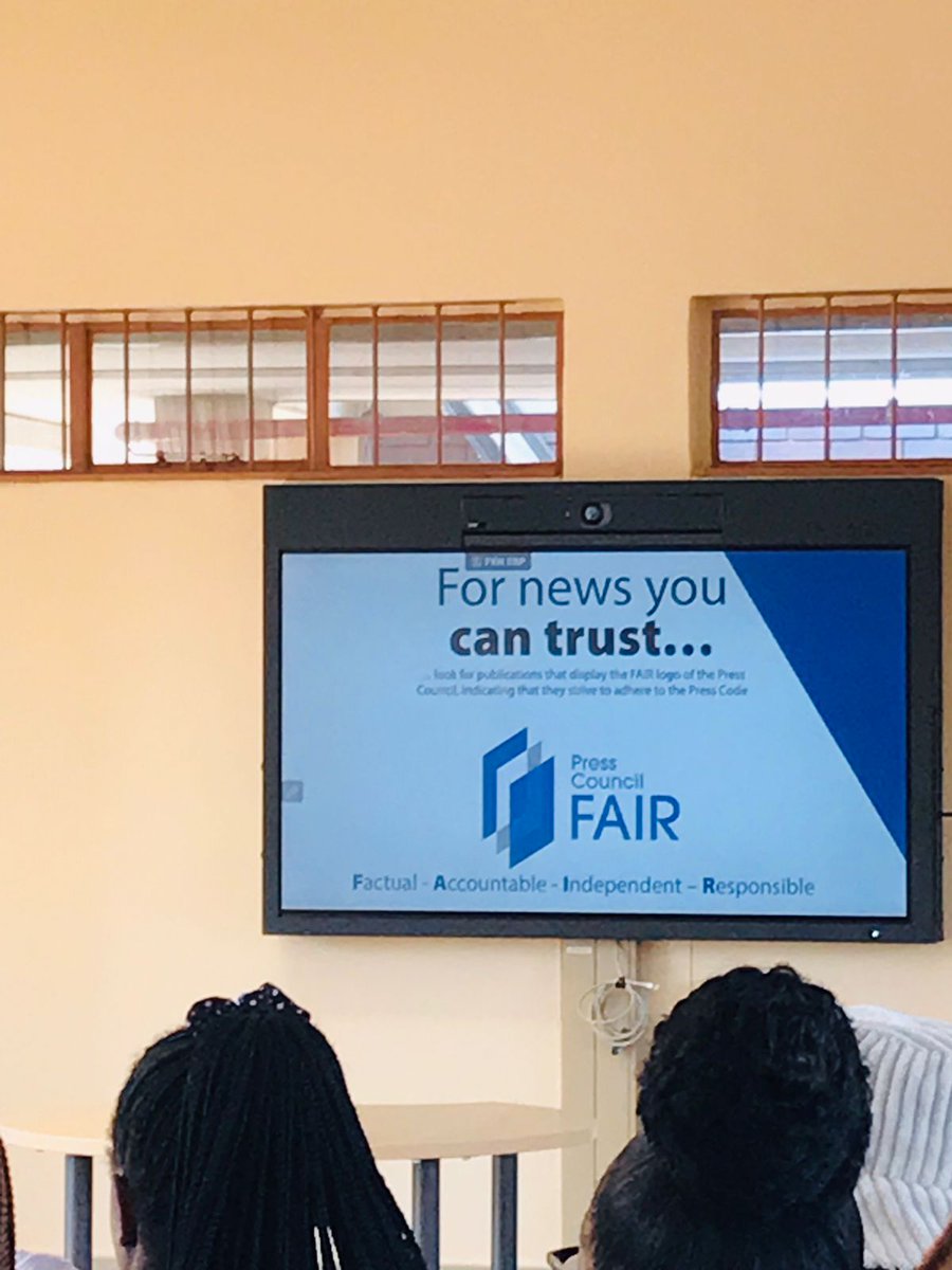 ZuluThulisiwe's tweet photo. Our second guest speaker Mr. Fanie Groenewald speaks about the role of Press Council which is:
Factual
Accountable
Independent
Responsible
#tutjourn2023
#PressFreedomday
#FairCampaign https://t.co/xMerfOVgDC