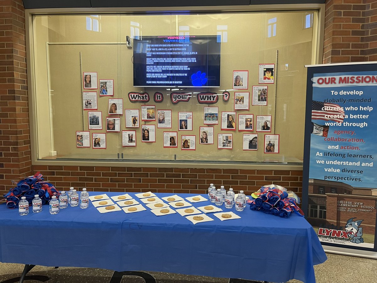 Last night we had an Open House for families from Crescent that will be joining College View next year. It was great to show them many of the awesome things we offer.
#cbcsd