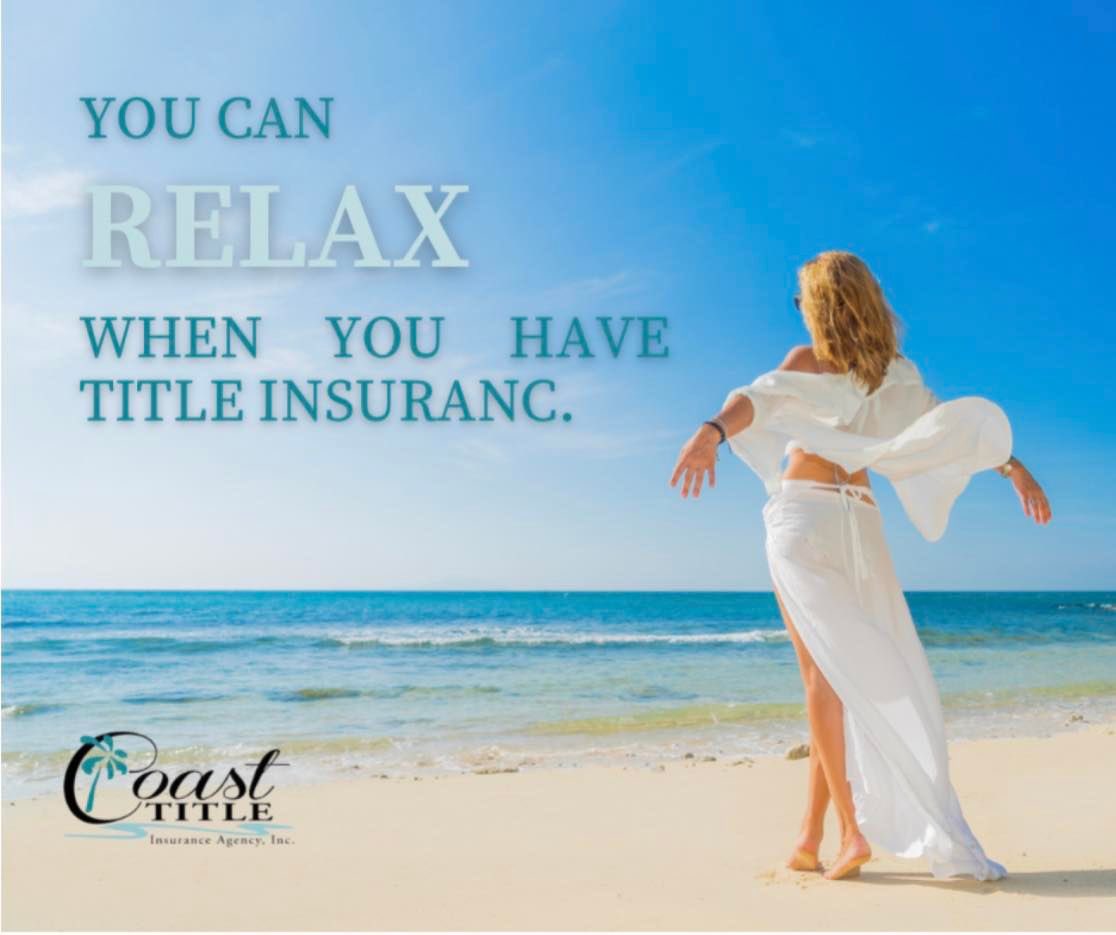 CoastTitle's tweet photo. You can relax when you have title insurance. Give us a call at (386) 445-2100 and we can help you to understand why insurance is one protection you want to make sure you have!
#titleinsurance #relax #protection #coasttitle
#titleinsurancecompany #titleinsuranceflorida https://t.co/iPxWmMVtFC