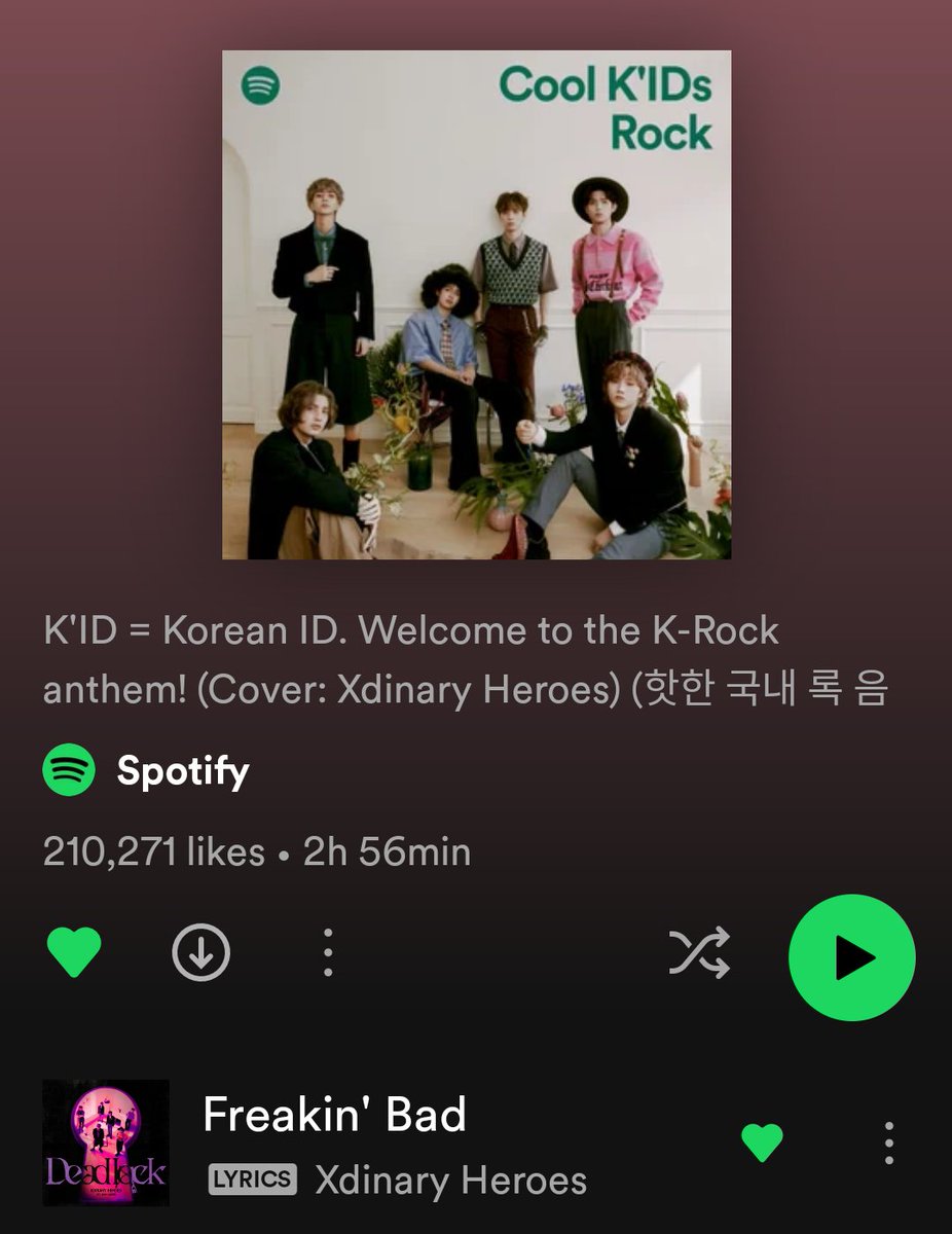 Xdinary Heroes is on the cover of Spotify's Cool K'IDs Rock Playlist!

open.spotify.com/playlist/37i9d…