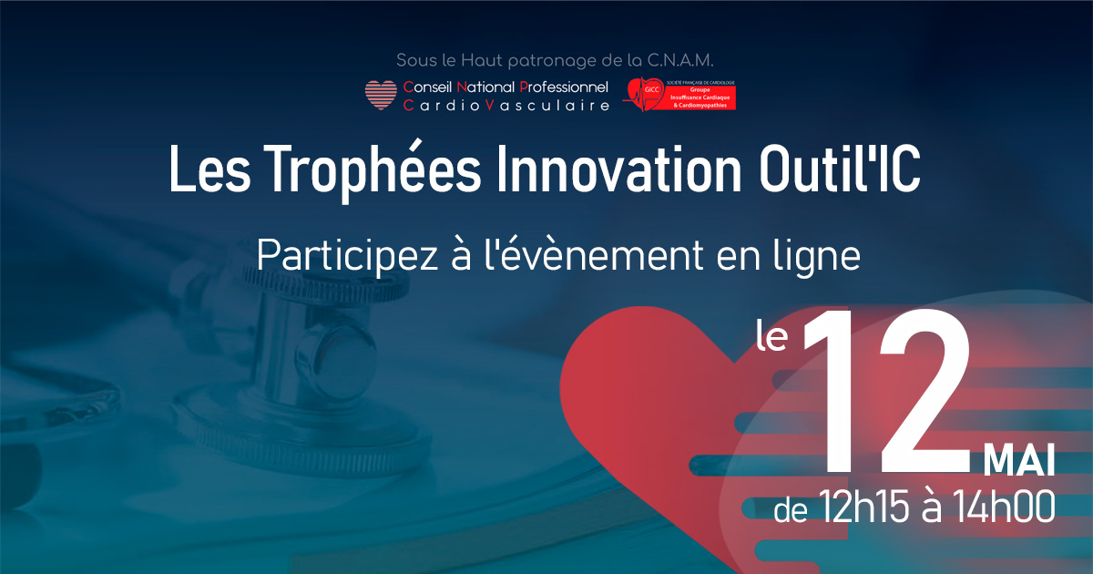 CardioOnline's tweet photo. Les Trophées Outil'IC visent à valoriser les initiatives portées par les professionnels de santé pour optimiser la prise en charge des patients insuffisants #cardiaques en France.
🏆 Assistez en direct à la remise des trophées Outil’IC !
👉 https://t.co/hD60cT1r8E https://t.co/7rYn37fLuZ