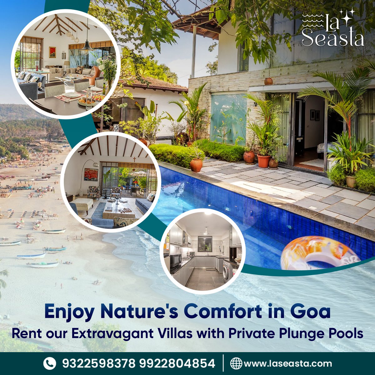 LaSeastaGoa's tweet photo. Enjoy Nature's Comfort in Goa.
Rent our Extravagant villas with Private Plunge Pools.

Book your villa today!
Visit: https://t.co/piQa0N4iYN
Contact: 9322598378 | 9922804854

#laseasta #laseastagoa #goavacation #luxuryrentals #vacationhomes #villa #villasingoa #goavilla #Goa https://t.co/JspmYdAFUG