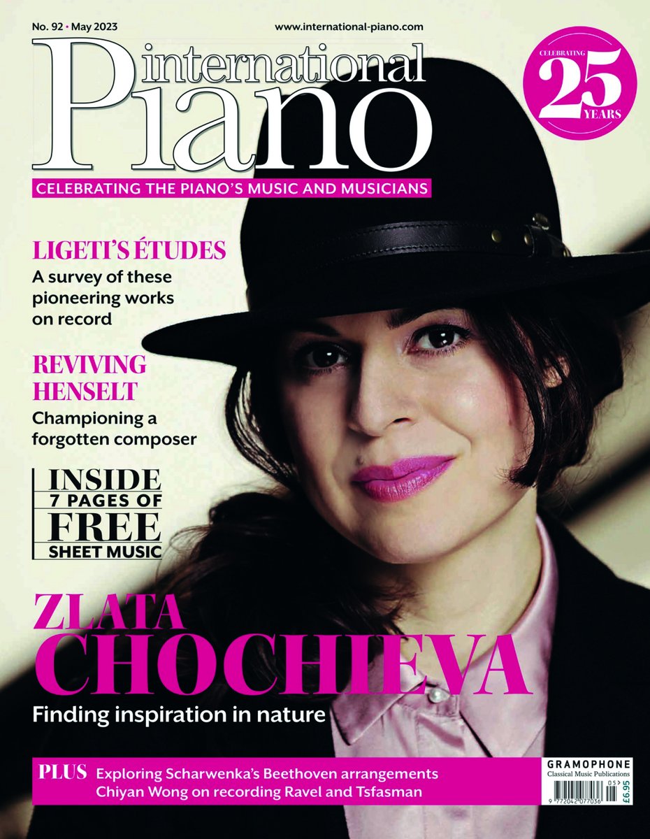 Thrilled to see <a href="/naiverecords/">naïve</a> star pianist Zlata Chochieva gracing the cover of the May issue of <a href="/IP_mag/">International Piano</a> out now. Her new album 'Im Freien' will be out on 19th May.