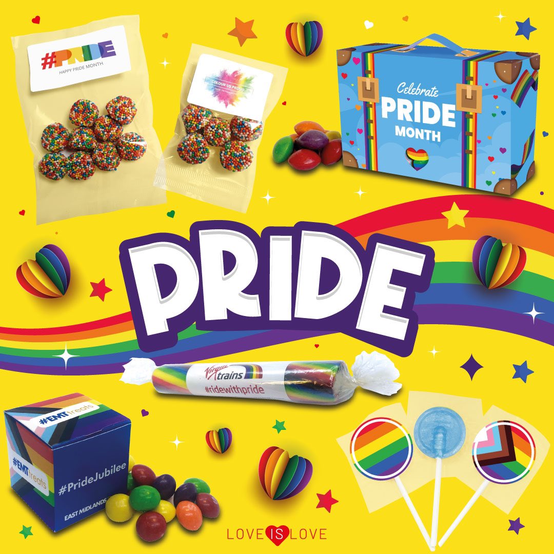 Get ready for Pride next month with our delicious confectionery that can be personalised with a full colour print!

Click the link in our bio for more info and our full Pride range! 🏳️‍🌈🏳️‍⚧️

#pride #pride2023 #prideblackpool #celebratepride #confectionery #personalised #pride🏳️‍🌈