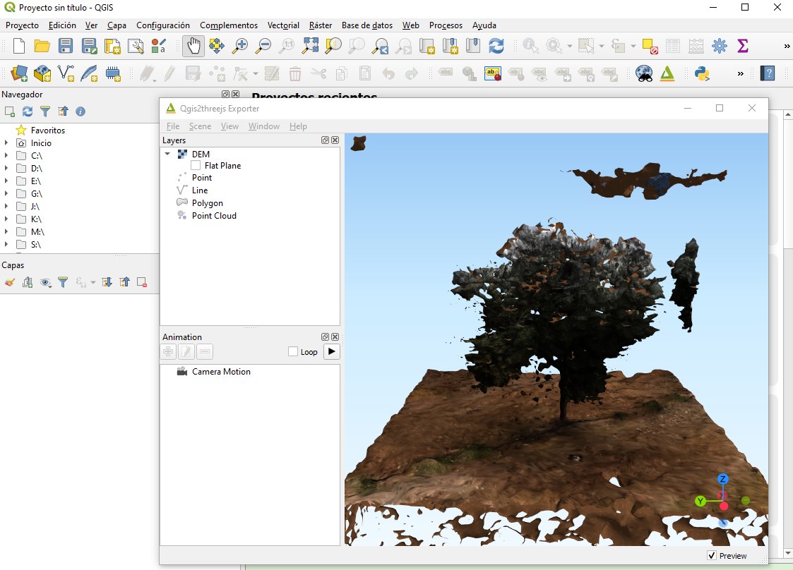 AlxAlameda's tweet image. Aquí que me he descargado los objetos en formato GLTF y los he cargado en #Qgis con el plugin  #Qgis2threejs de visualización en 3D y VOILA!!!
NI TAN MAL!! con algunos artefactos, pero me parece asombroso.